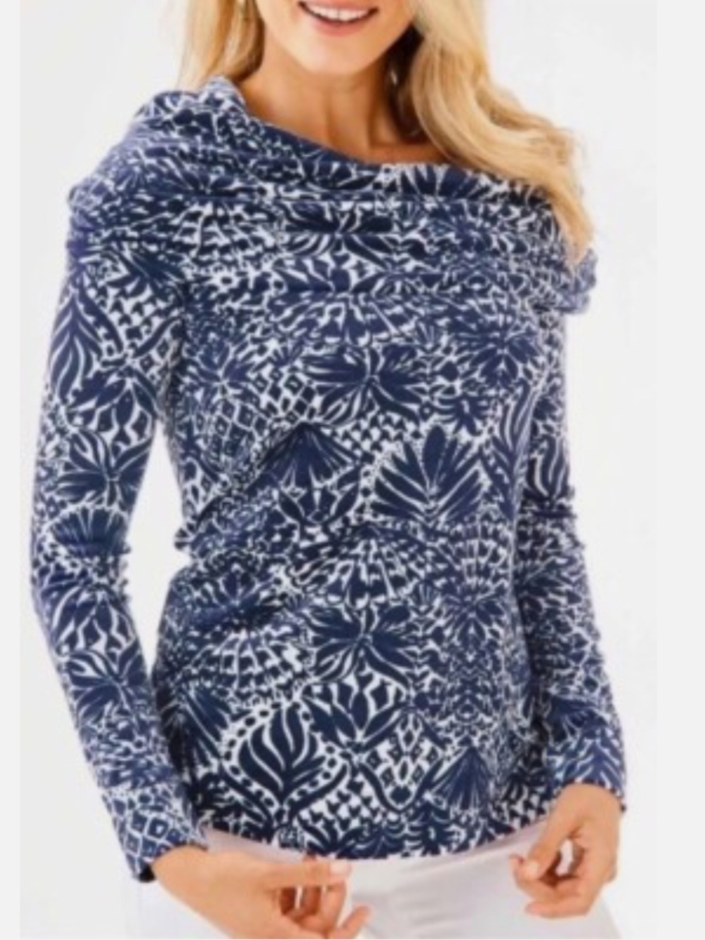 Lilly Pulitzer Belinda Velour Off the Shoulder Top Size: XS